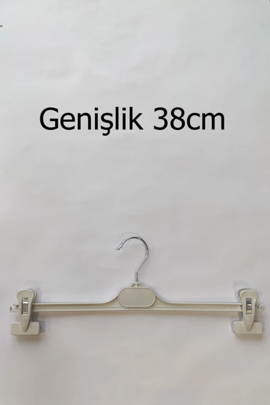 Podyum Stil Mandallı Pantolon Etek Askısı 20 Adet ürün görseli 1