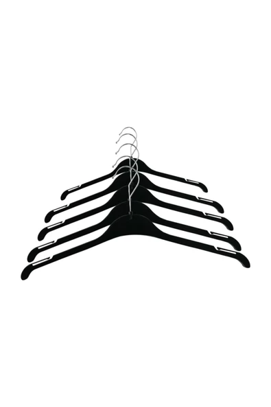 Lilabebe Siyah Pantalon Askısı 10 Lu - Resim 2