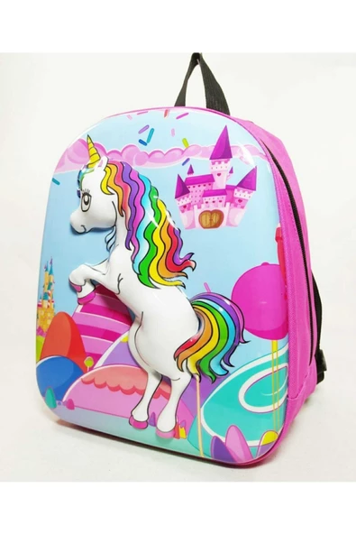 Dünyanın Çantası Kız Çocuk Unicorn Küçük Sırt Çantası ürün görseli 1