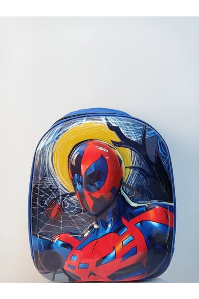 MUMETA Spiderman 5d Kabartmalı Anaokulu Kreş Ve Günlük Kullanım Çantası Sırt Çantası ürün görseli 1