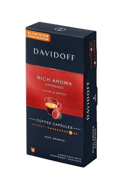 Davidoff 10 NO Rich Aroma Espresso Kapsül Kahve ürün görseli 1
