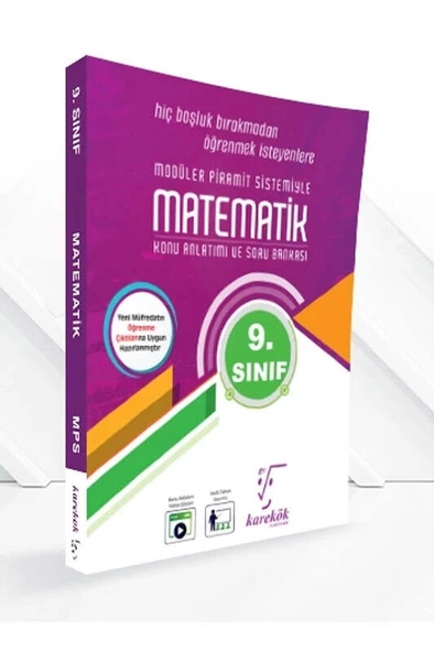 Karekök Yayınları 9.Sınıf Matematik Mps Konu Anlatımlı Soru Bankası Yeni ürün görseli 1