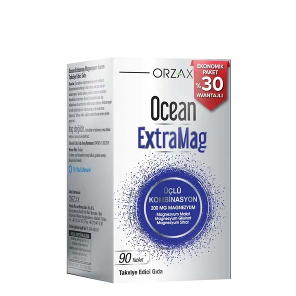 Ocean ExtraMag 90 Tablet %30 Avantajlı Paket ürün görseli 1
