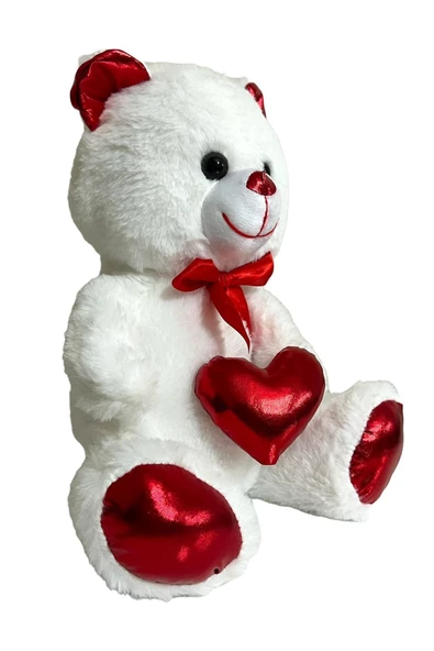 30 Cm Papyonlu Kalpli Ayıcık(%100 Yerli) - Resim 2