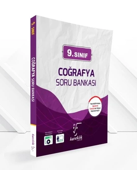 Karekök Yayıncılık 9. Sınıf Coğrafya Soru Bankası Yeni ürün görseli 1
