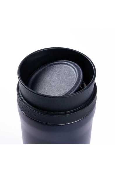Santeco MAVİ ÇİFT KATMANLI PASLANMAZ ÇELİK TERMOS BARDAK 480ML - Resim 2