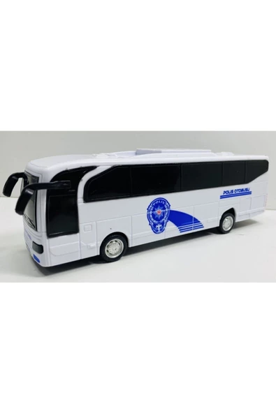 Otobüs Oyuncak Polis 155 Otobüsü 23 Cm Sürtmeli ürün görseli 1