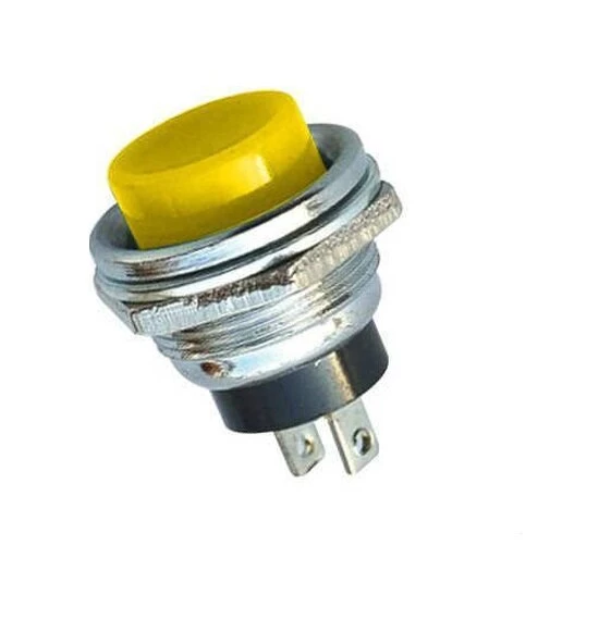 Ic-180 Buton 16mm Metal Gövdeli Sarı ürün görseli 1