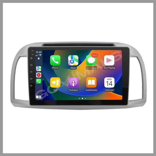 NİSSAN MİCRA 2002-2010 UYUMLU 4 GB RAM 64 GB HAFIZA ANDROID MULTIMEDIA TEYP ürün görseli 1