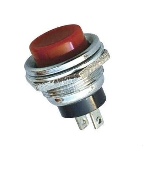 Ic-180 Buton 16mm Metal Gövdeli Kırmızı ürün görseli 1