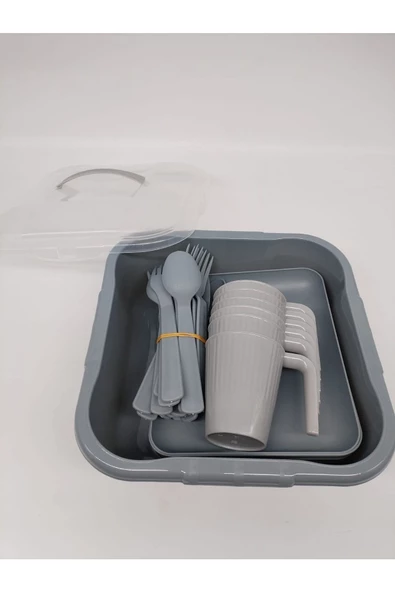 Piknik Seti 32 Li Yeşil Renk Mevcuttur ürün görseli 1