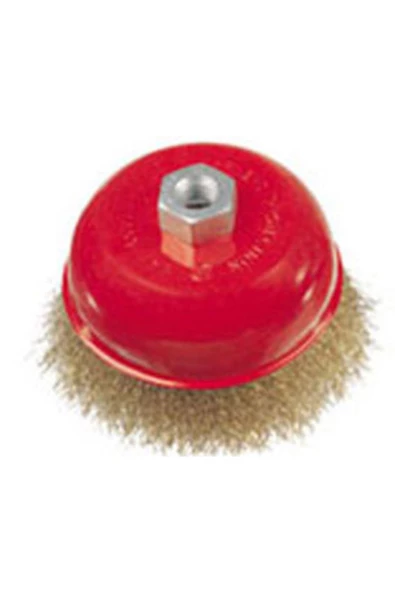 Saçaklı Çanak Tel Çelik Fırça 65 Mm - Resim 7