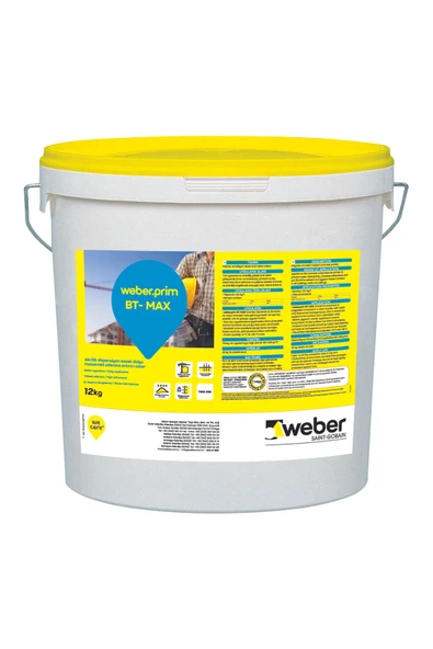 Weber Prim Bt Max Brüt Beton Astarı 12 Kg ürün görseli 1