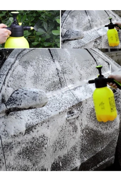 Köpük Püskürtme El Değmeden Araç Temizleme Basınçlı Oto Yıkama Pompası Köpük Püskürtme 2 Litre ürün görseli 1