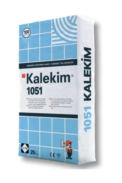 Kalekim 1051 Seramik Yapıştırıcı 25 Kg Gri 86055892 ürün görseli 1