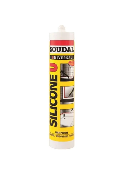 Soudal Silikone 280 Gr Beyaz ürün görseli 1
