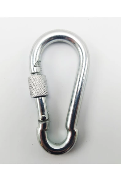 Galvanizli Salıncak Askı Kilidi Hamak Askısı Vidalı Karabina 12 Mm ürün görseli 1