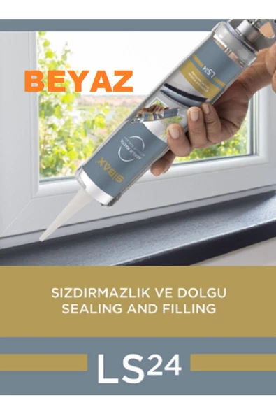 Sibax Sibax Sibax Akrilik Mastik Beyaz Renk 450 Gram Sızdırmazlık Ve Dolgu Sealıng And Fıllıng Ls 24 1 Adet ürün görseli 1
