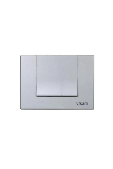 Visam Visam Alinda Mat Krom Gömme Rezervuar Kumanda Paneli Basma Butonu ürün görseli 1