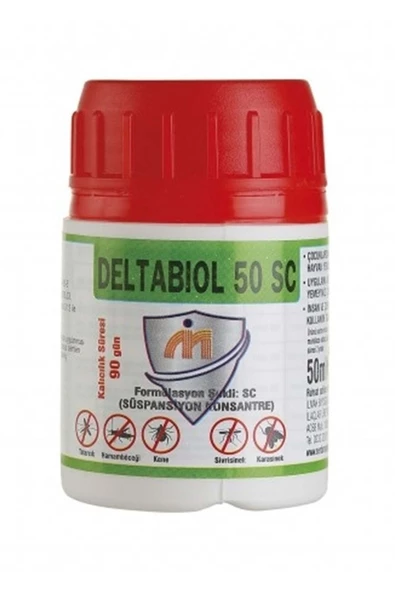 Deltabiol 50 Sc 50 Ml Kene Sivrisinek Karasinek Tatarcık Hamamböceği Ilacı ürün görseli 1