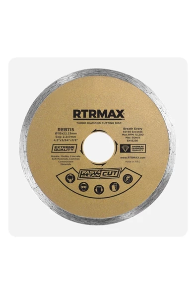 Rtrmax Soketli Elmas Testere 180 Mm ürün görseli 1