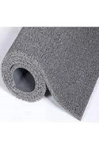Kıvırcık Paspas 1 Metre Olarak Satışa Sunulmuştur 14Mm Gri Renk BOY 150 CM ürün görseli 1