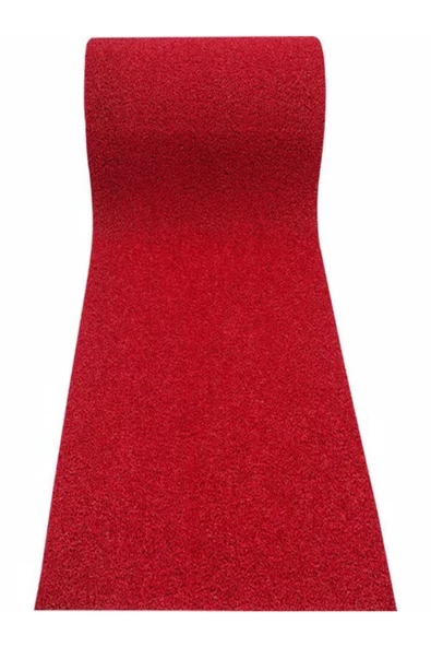 Kıvırcık Paspas 14Mm En 100Cm Kırmızı(Girilen Adet Miktarınca Metraj Kesilir.) BOY 100 CM ürün görseli 1