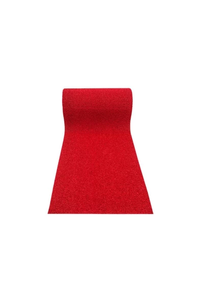 Kıvırcık Paspas Kırmızı 14Mm (100 CmX100 Cm) ürün görseli 1