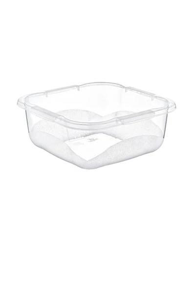 Akay Plastik Akay Plastik No:2 Şeffaf Kare Badya (6 Lt) ürün görseli 1