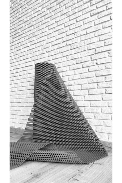 Home Banyo Duş Havuz- Z Mat Petek Kaydırmaz Pvc Paspas Gri En 90Cm BOY 550 CM ürün görseli 1