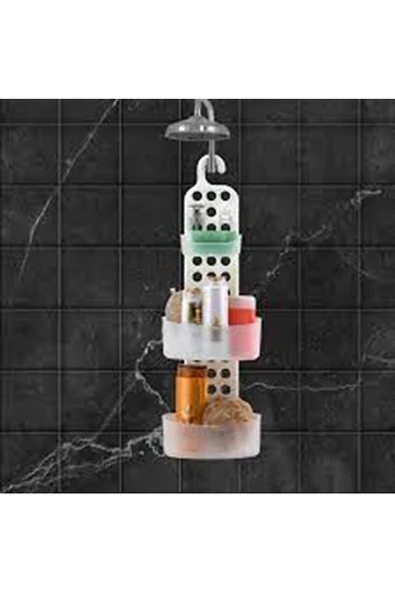 Baysem Lüx L-791 Raflı Banyo Askısı 3Lü ürün görseli 1