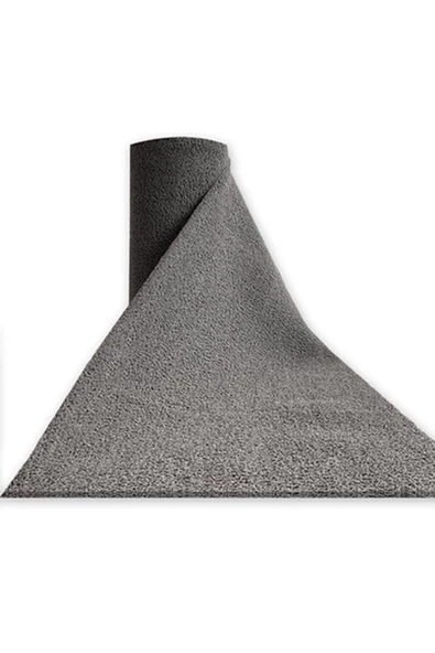 Kıvırcık Paspas Kaymaz Paspas 14 Mm Gri Yolluk Antibakteriyal Hijyenik EN 100 CM BOY 850 CM (8,5 M) ürün görseli 1