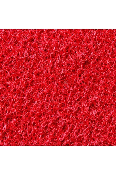 Kıvırcık Paspas Dış Mekan Paspası Kaymaz Karmaşık Yolluk 1X2 Metre 14Mm Kırmızı ürün görseli 1