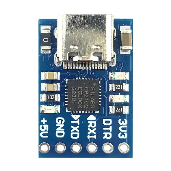 CP2102 USB to RS232 TTL UART Çevirici Modül  Type C Usb Seri Port Haberleşme Mcu Uydu Alıcı Dvd GSM Telefon Firmware Güncelleme ürün görseli 1