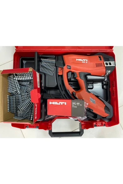 Hilti  Gx3 Çivi Çakma Tabancası+ 27 Mm 1200 Lük Çivi Gaz ürün görseli 1