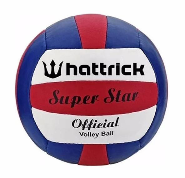 HATTRICK SUPERSTAR VOLEYBOL TOPU NO5 KIRMIZI LACİVERT BEYAZ ürün görseli 1