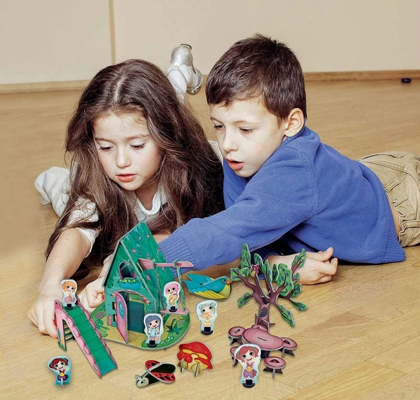 Educa 3 Boyutlu Peri Maceraları Puzzle Seti 18229 - Resim 3