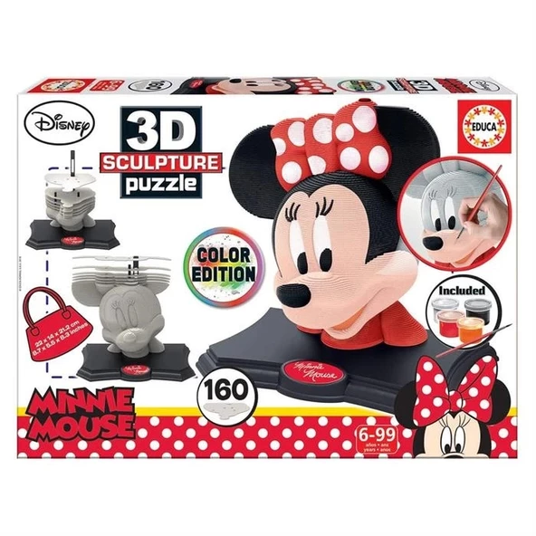 Educa Puzzle 3 Boyutlu Color Sculpture Mınnıe 17930 ürün görseli 1
