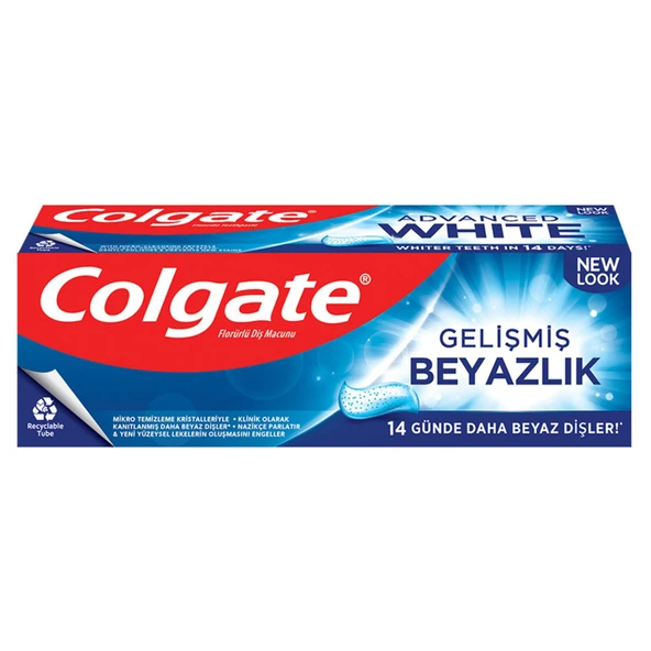 Colgate Gelişmiş Beyazlık Diş Macunu 50 Ml 6 Adet ürün görseli 1