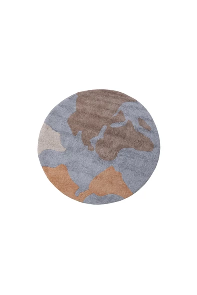 Furry Planet Halı (Round 120 cm) ürün görseli 1