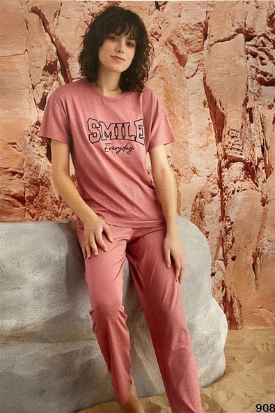 Arcan 90809 Bayan Kısa Kol Pijama Takımı ürün görseli 1