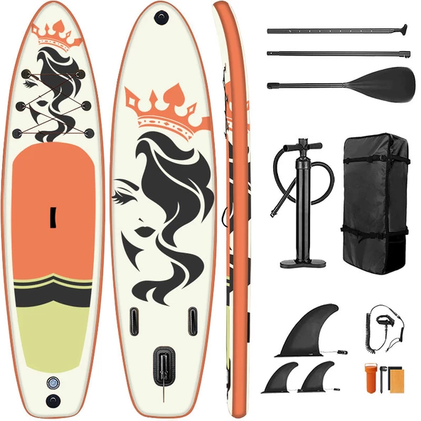 Hayke QueeN Sup Şişme Sörf Tahtası Stand Up Paddle Board ürün görseli 1