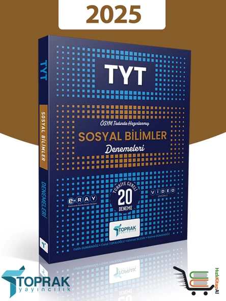 Toprak 2025 Model TYT Sosyal Bilimler 20'li Deneme ürün görseli 1