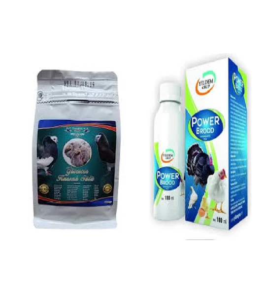 Yavru Güvecin Elle besleme Maması Ve Güvercinler İçin Vitamin +Power Brood 100 ml ürün görseli 1
