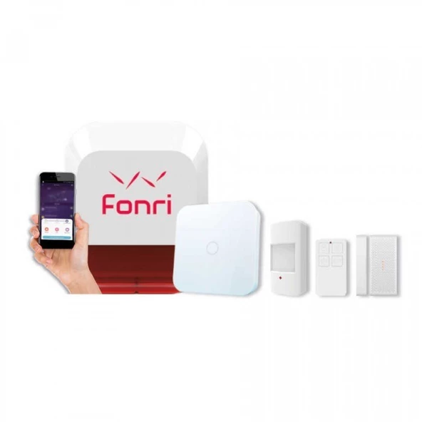 FONRİ 2G WIFI Kablosuz Alarm Set AkıllıI Ev ve Güvenlik Paketi ürün görseli 1