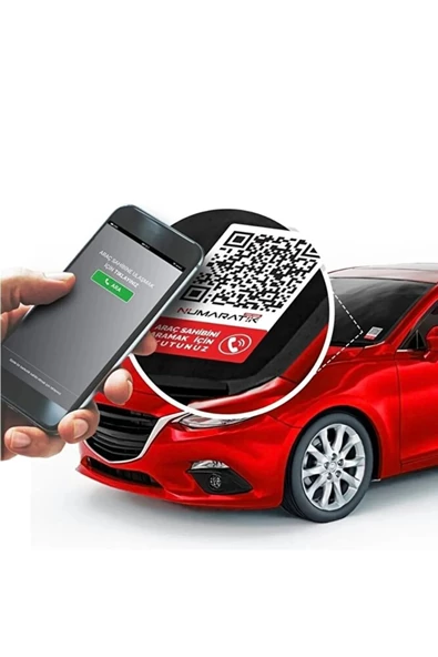 5 Adet Numaratik Qr Okuyucu Hatalı Park Cam Etiketi Sticker Numaranız Görünmez ürün görseli 1