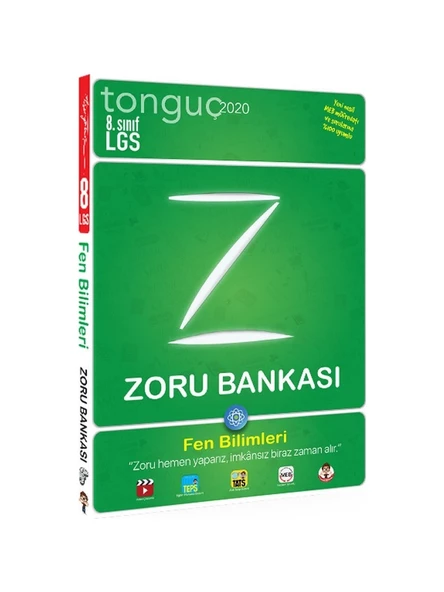 Tonguç Akademi Yayınları 8. Sınıf Fen Bilimleri Soru Bankası ürün görseli 1