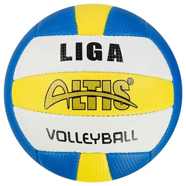 ALTIS LİGA VOLEYBOL TOPU NO5 SARI MAVİ BEYAZ ürün görseli 1