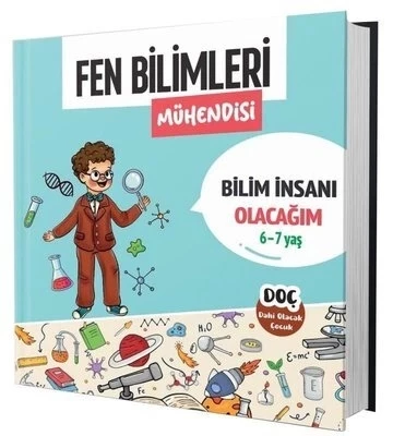 FEN BİLİMLERİ MÜHENDİSİ 1. SINIF 6-7 YAŞ -DAHİ OLACAK ÇOCUK ürün görseli 1