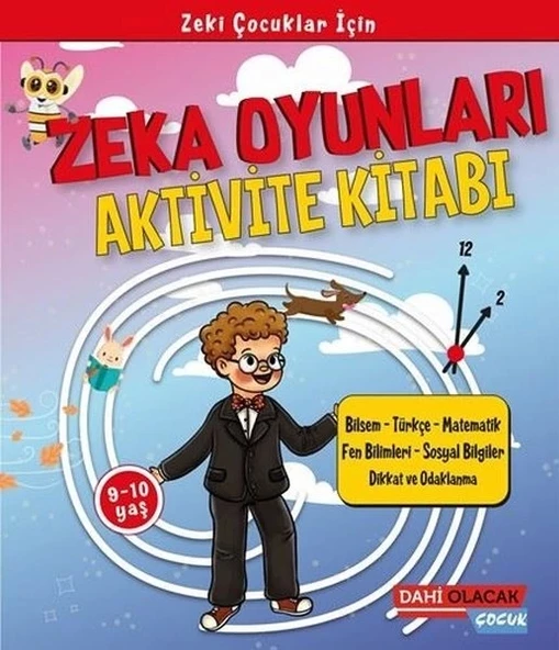 ZEKA OYUNLARI AKTIVITE KITABI 9- 10 YAŞ - DAHİ OLACAK ÇOCUK ürün görseli 1